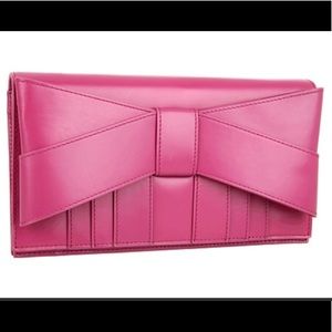 Zac Posen “Shirley” Chain-Strap Bow Clutch Bag